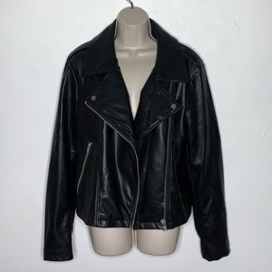 ASOS Leather Look Biker Jacket